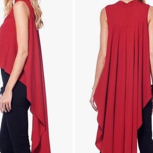 Gracia High Low Sleeveless Blouse